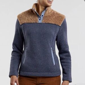 Title Nine NWT Callitrix Fleece Pullover Jacket Size XS